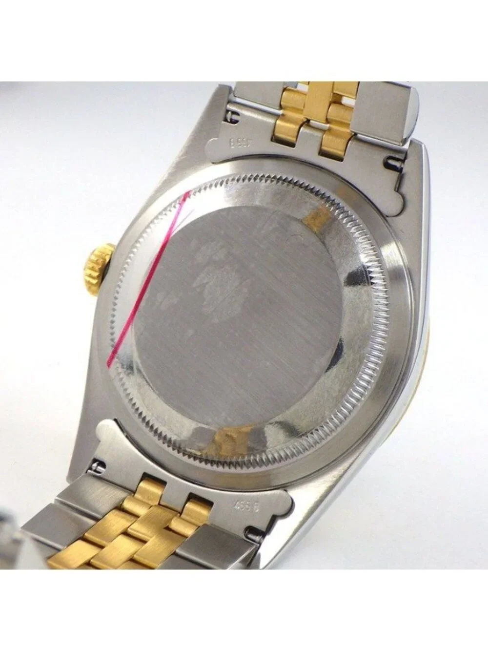 Rolex Watch Datejust Arabic Index White Dial 18k Yellow Gold SS Automatic